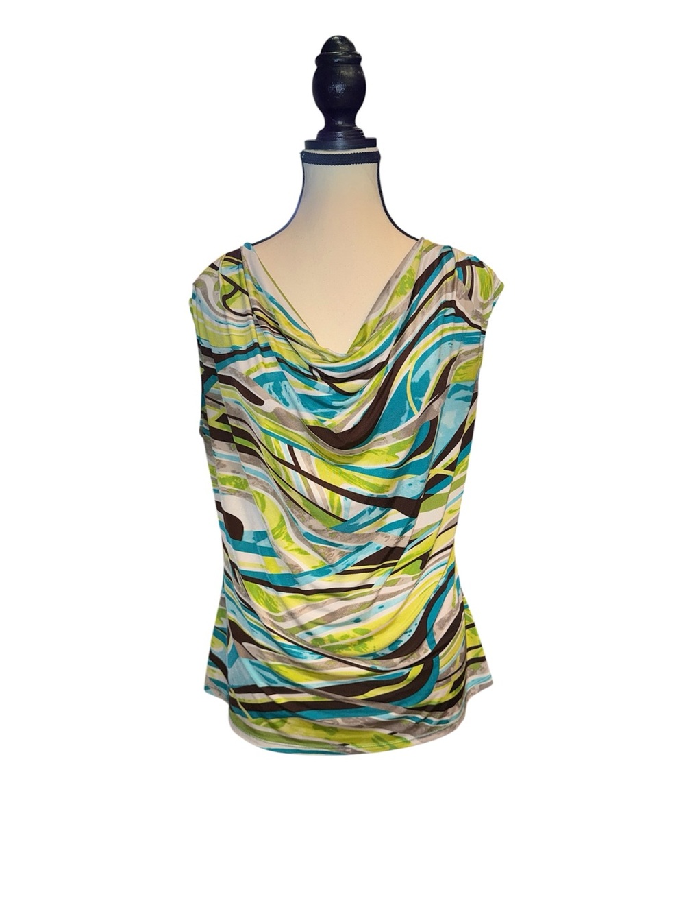 Women’s Vintage Abstract Jennie & Marlis 2000’s Y2K Blouse M